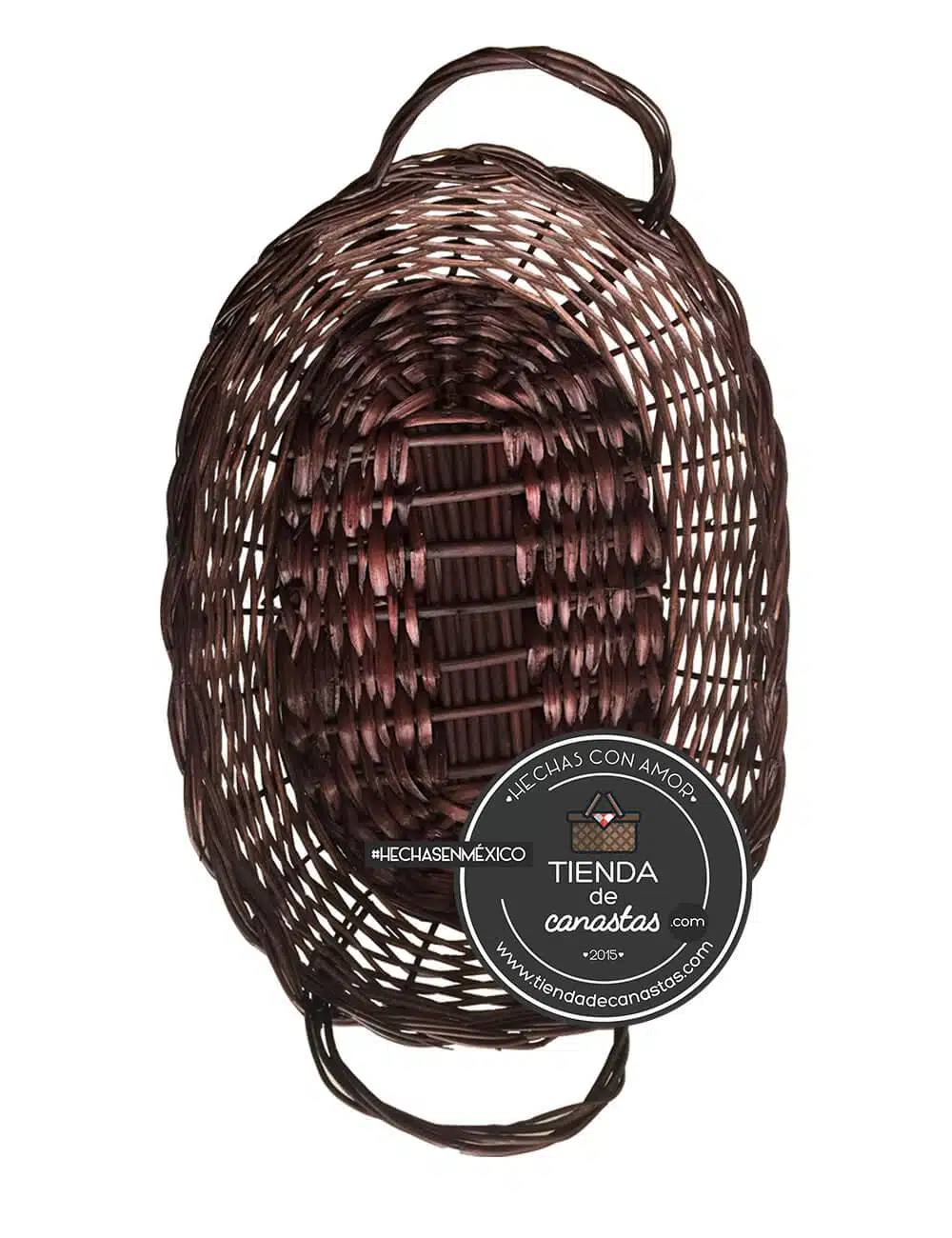 Charola Emiliano Chocolate Grande x Tienda de Canastas