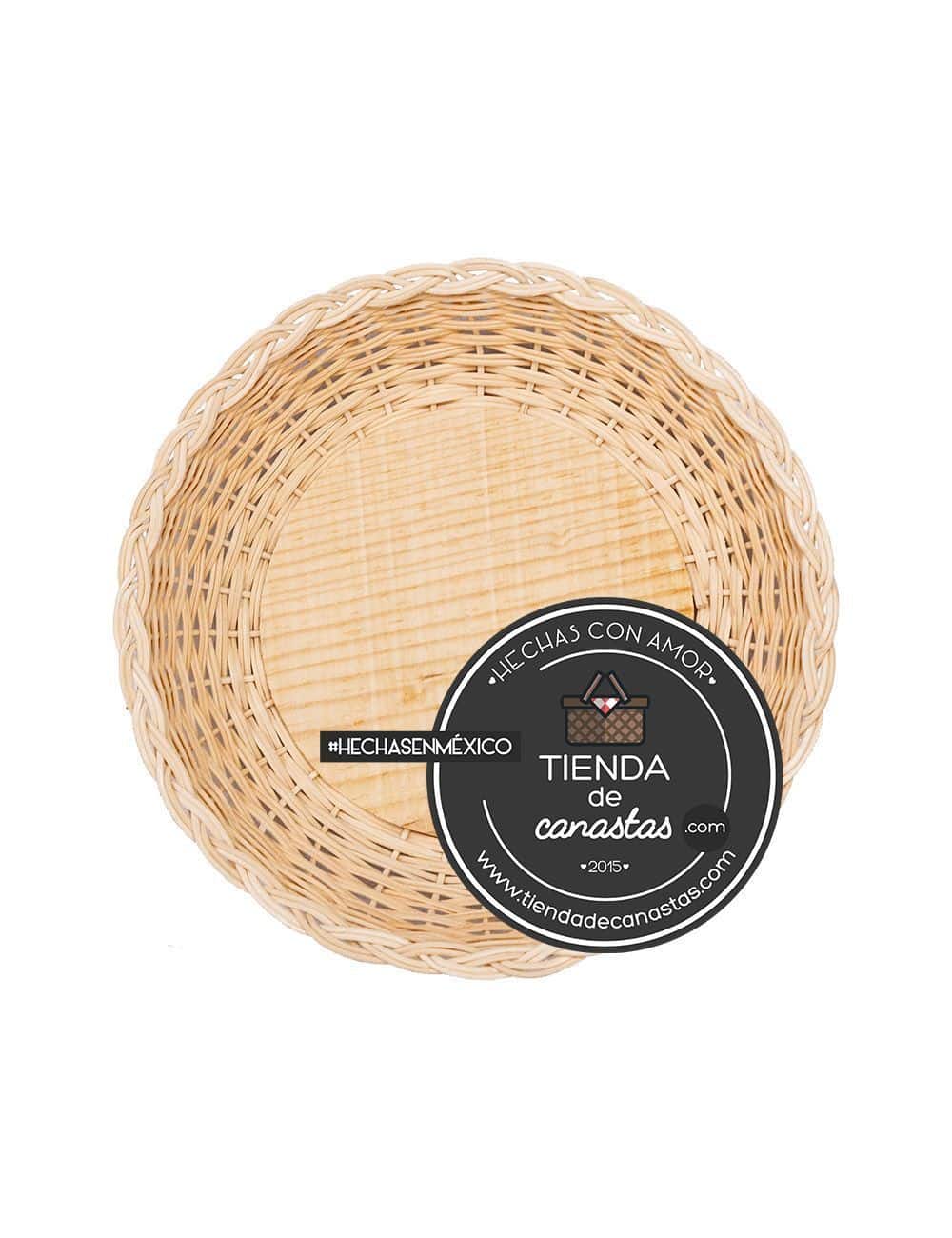 Plato de Mimbre Fino x Tienda de Canastas