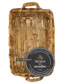 Charola Reforzada de Carrizo Horneada Grande x Tienda de Canastas