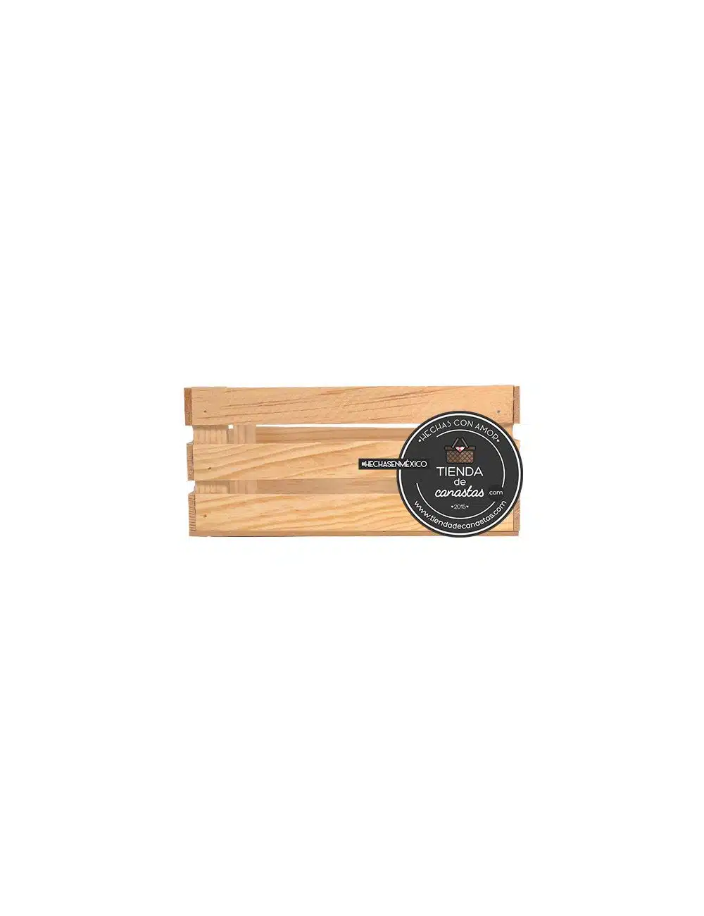 Huacal de Madera 20 x 15 cm Lado x Tienda de Canastas