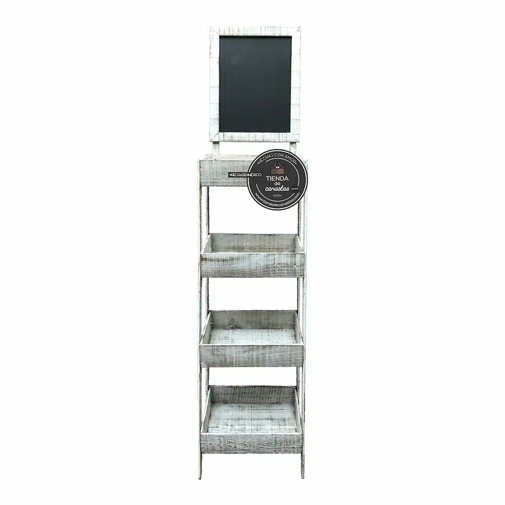 Mueble con Pizarrón en Tienda de Canastas
