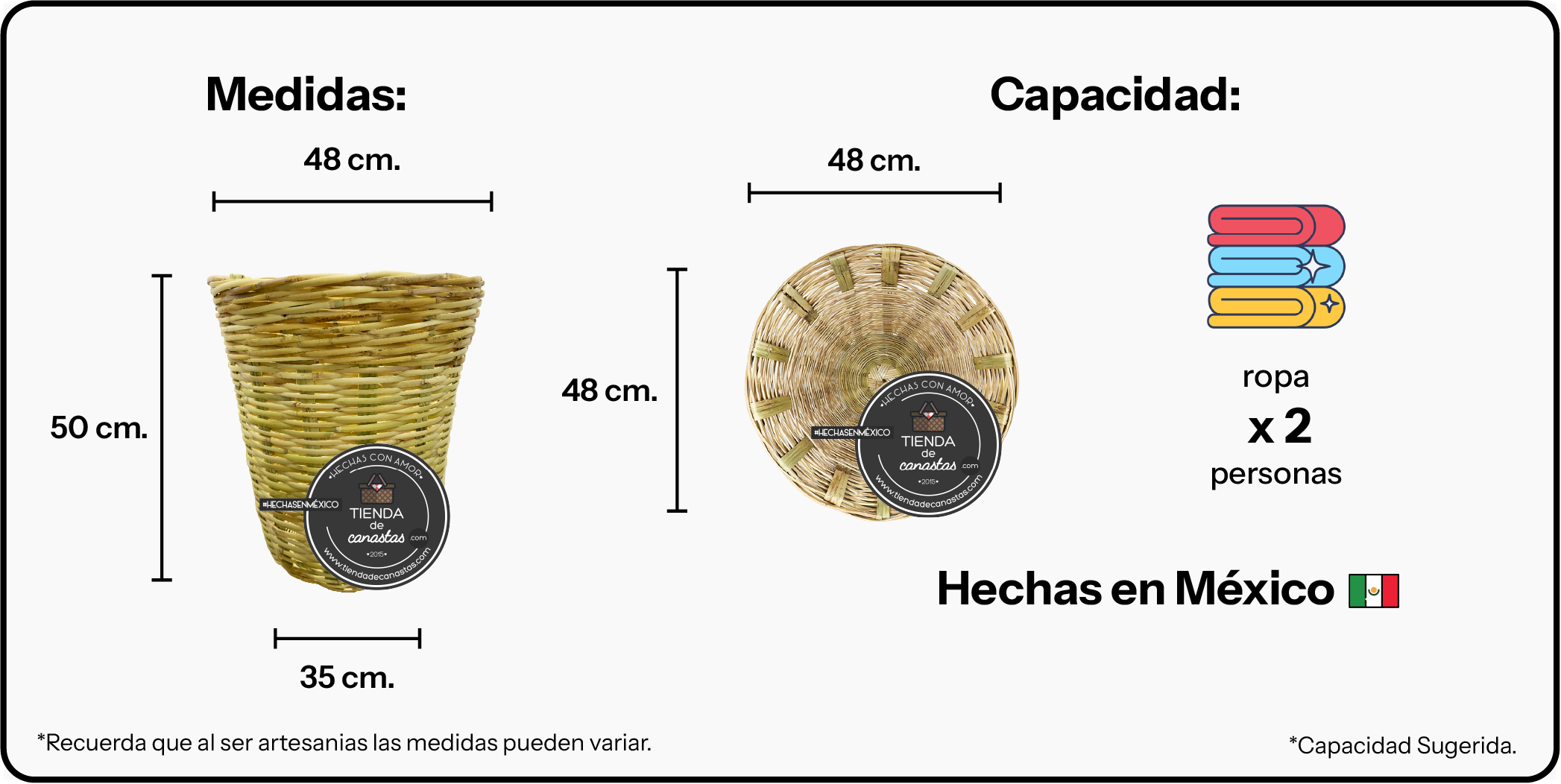 Medidas Bote Globo x Tienda de Canastas