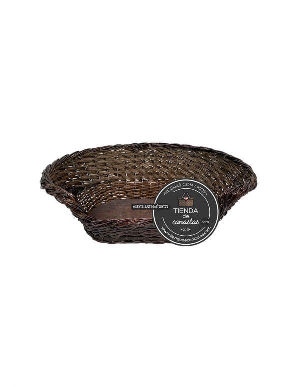 Cama para Mascotas Chocolate Mediana x Tienda de Canastas