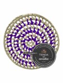 Bajo Plato de Palma Morado x Tienda de Canastas