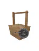 Balde de Madera Rectangular ISO x Tienda de Canastas