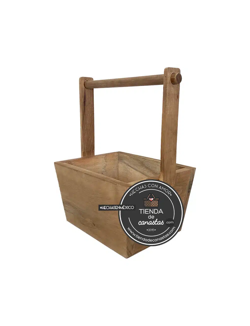 Balde de Madera Rectangular ISO x Tienda de Canastas