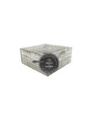 Caja Rústica Cuadrada Mediana x Tienda de Canastas