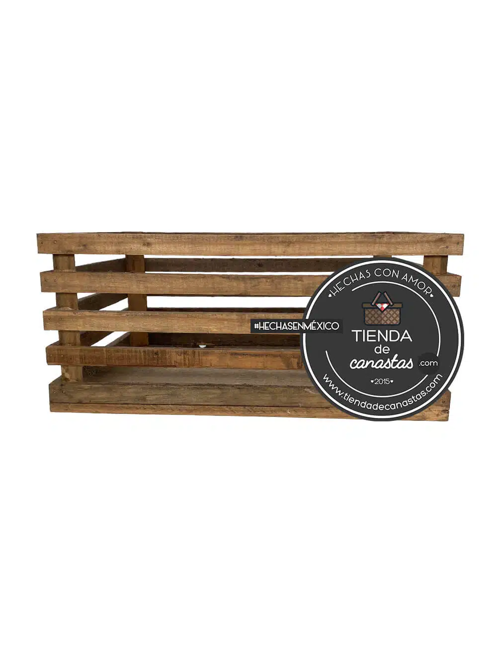 Huacal Deluxe Braun Grande Lado x Tienda de Canastas