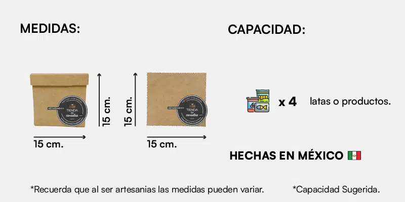 Medida Caja Para Regalo Chica