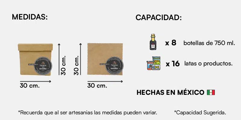 Medida Caja para Regalo Grande