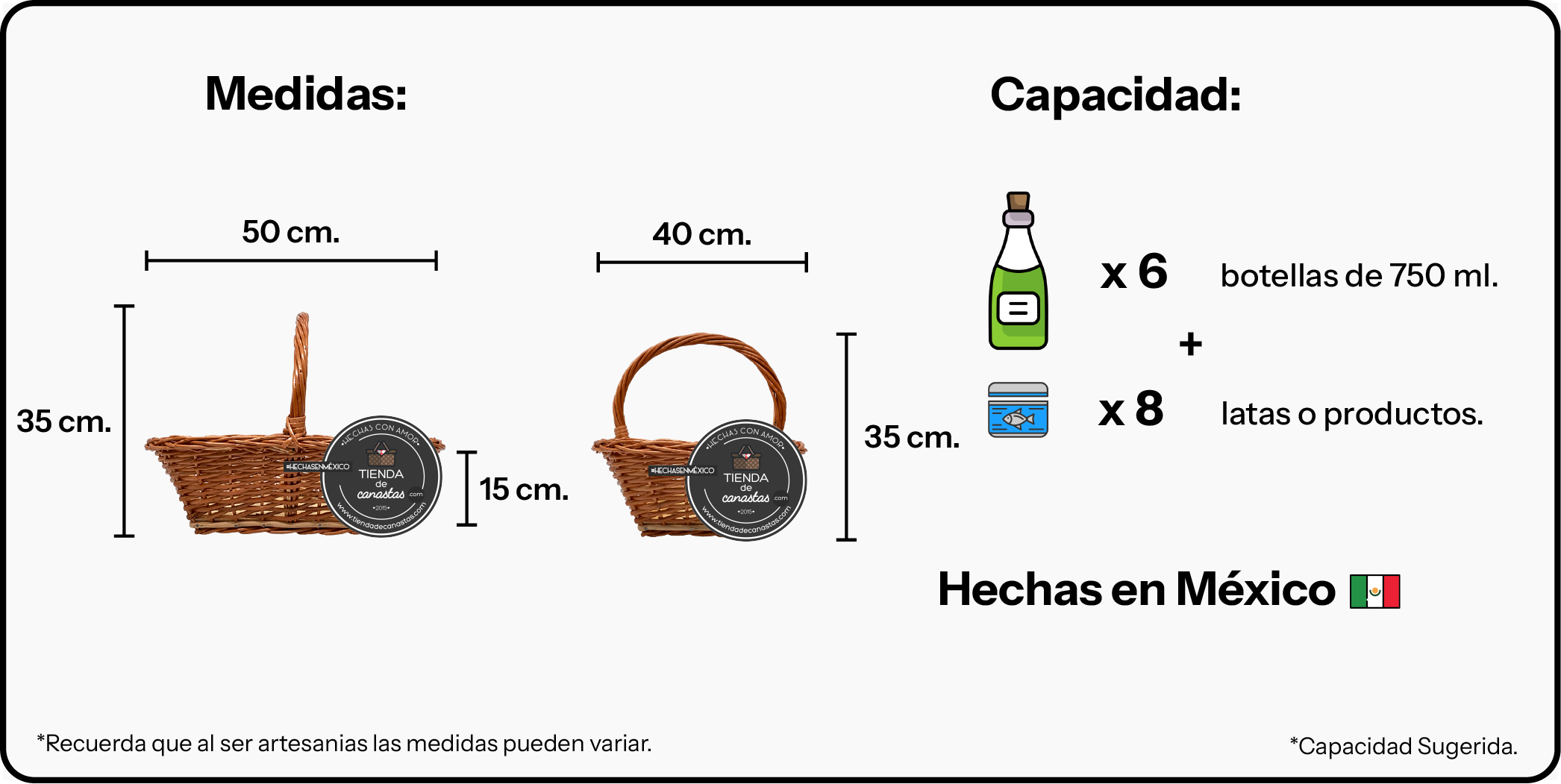 Medidas Canasta Rectangular Koke Extra Grande