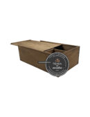 Caja Braun 4 Divisiones con Tapa x Tienda de Canastas