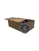 Caja Braun 4 Divisiones con Tapa x Tienda de Canastas