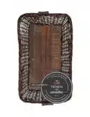 Charola Portuguesa Chocolate Grande x Tienda de Canastas
