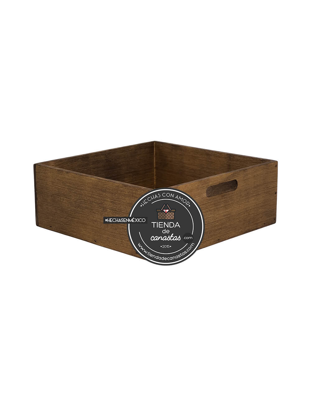 Caja Braun Cuadrada Grande x Tienda de Canastas