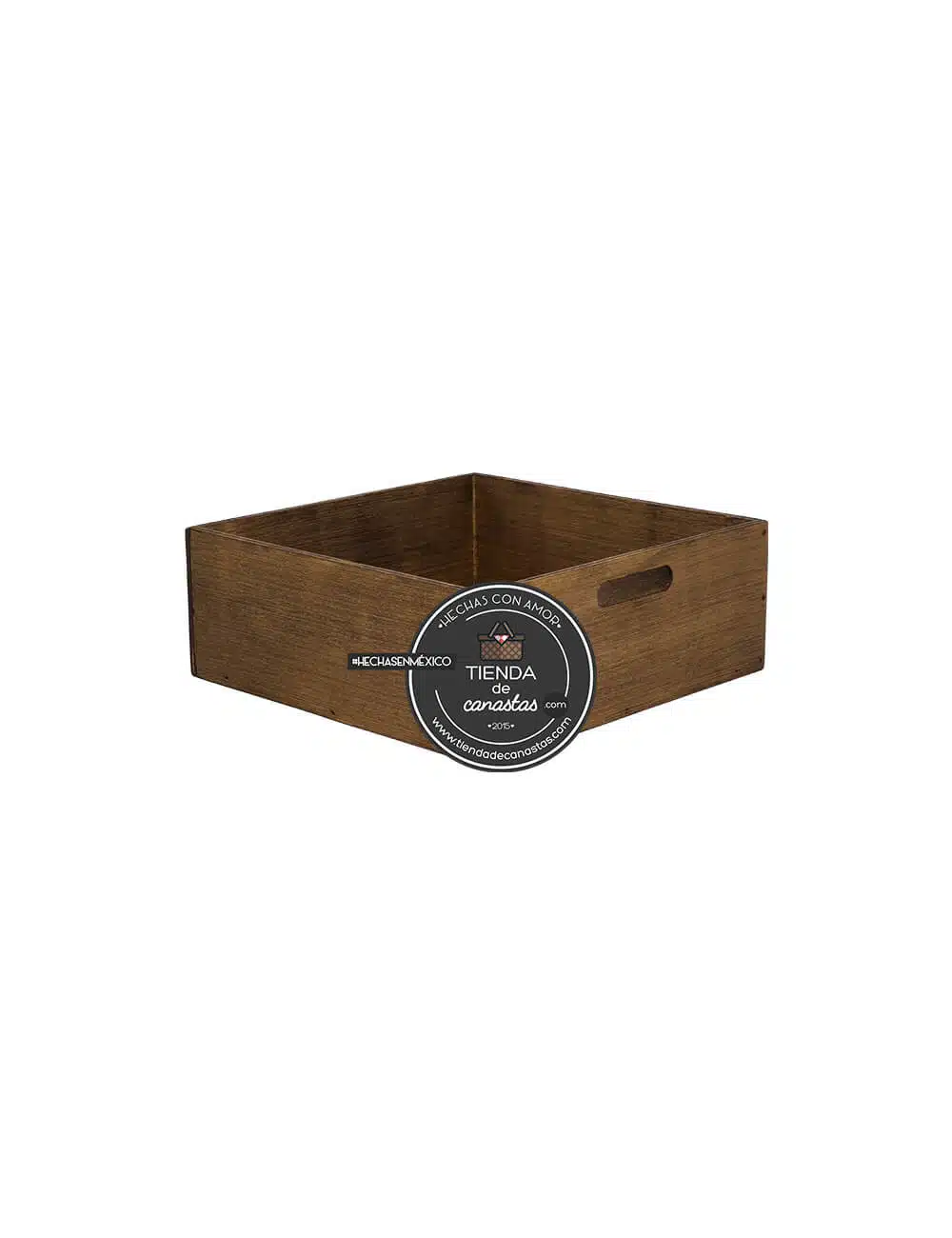 Caja Braun Cuadrada Mediana x Tienda de Canastas