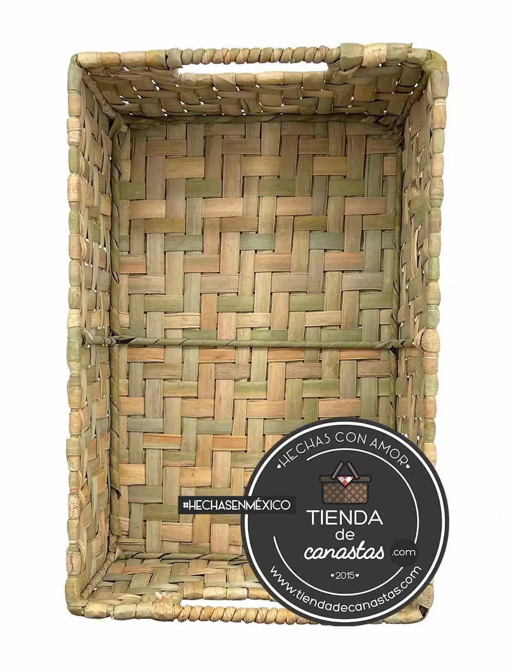 Cajón de Tule Grande Arriba x Tienda de Canastas