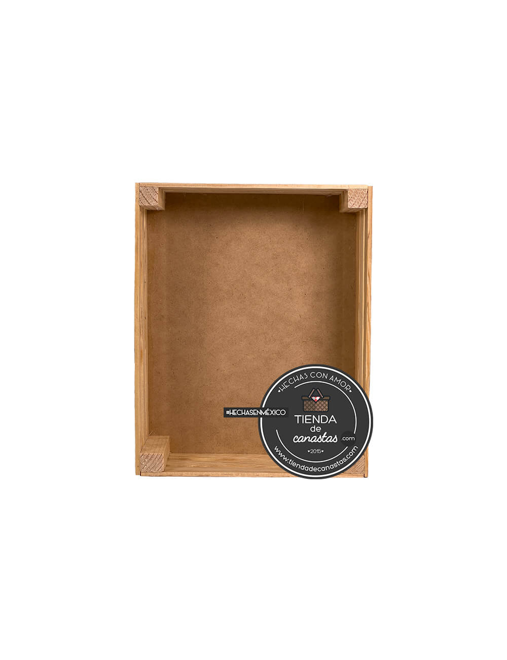 Huacal de Madera 30 x 20 cm Arriba x Tienda de Canastas