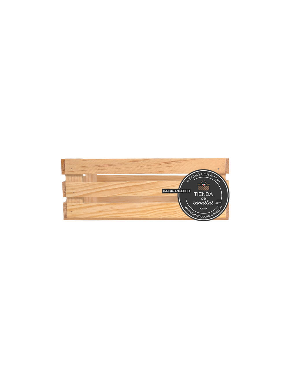 Huacal de Madera 30 x 20 cm Lado x Tienda de Canastas