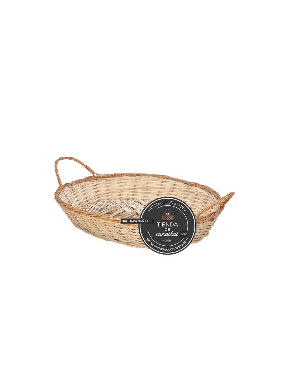 Charola Emiliano Natural Mediana ISO x Tienda de Canastas