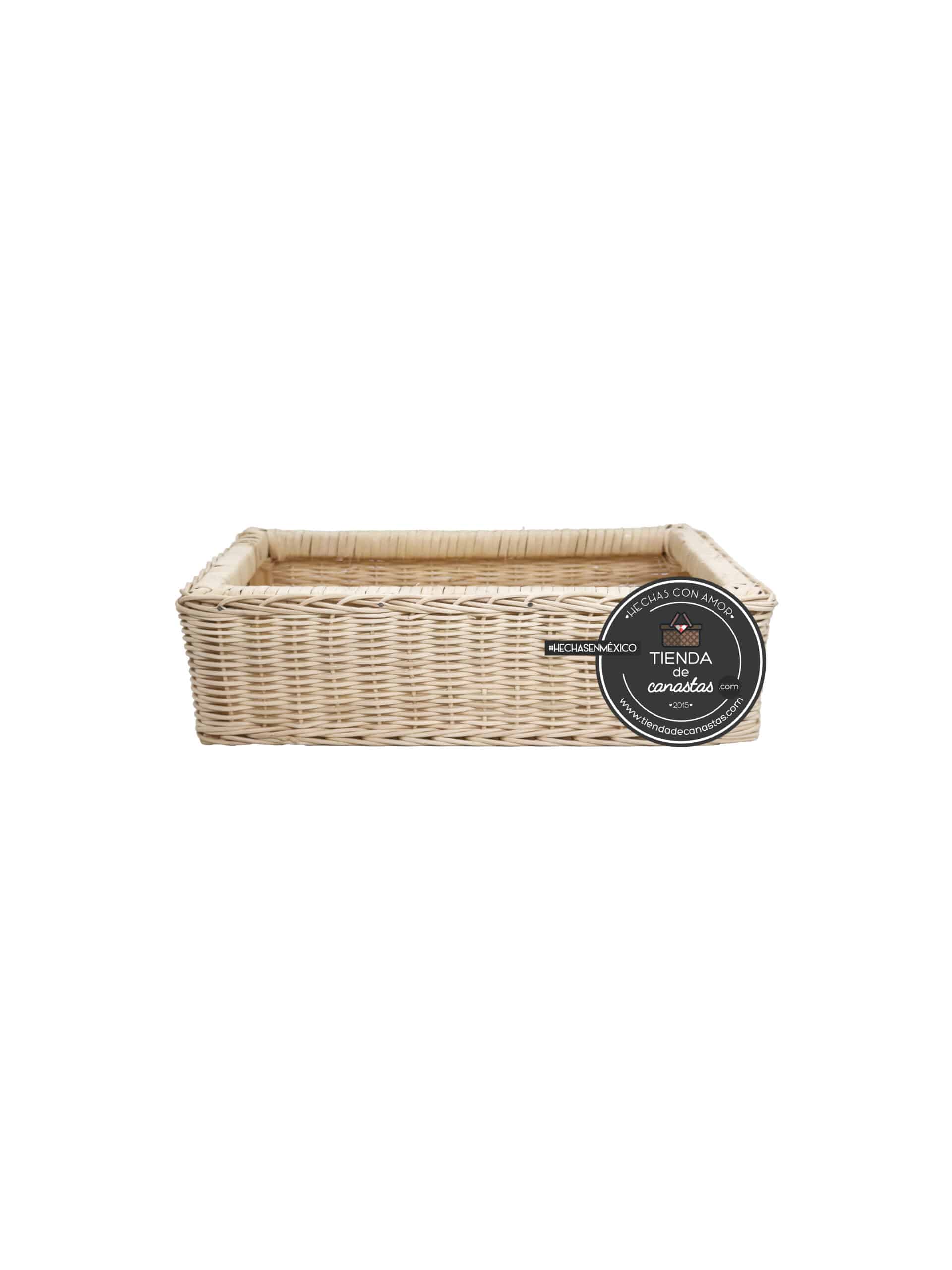 Cajón Deluxe de Mimbre Chico Lado ISO x Tienda de Canastas