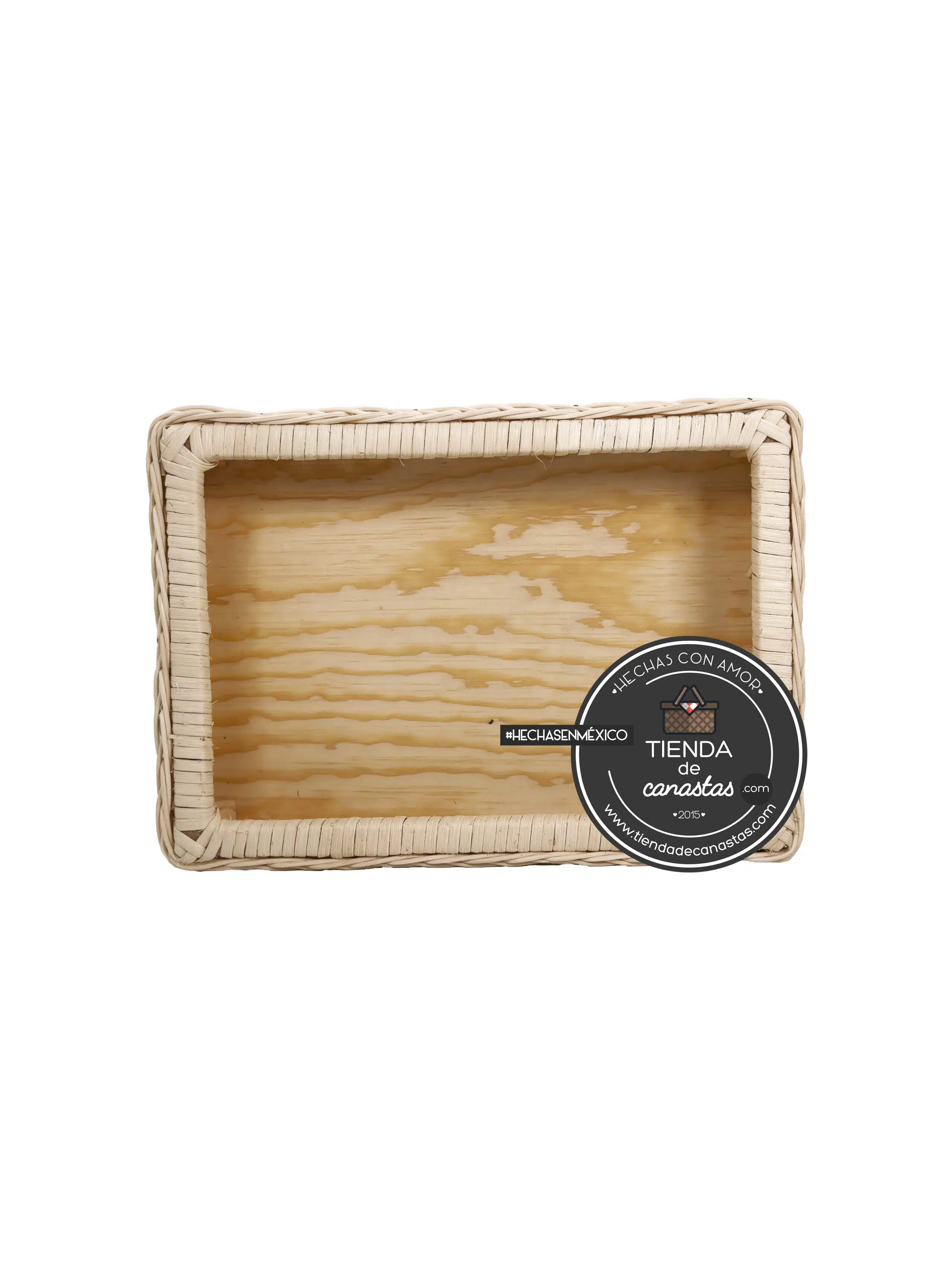 Cajón Deluxe de Mimbre Mediano Arriba x Tienda de Canastas