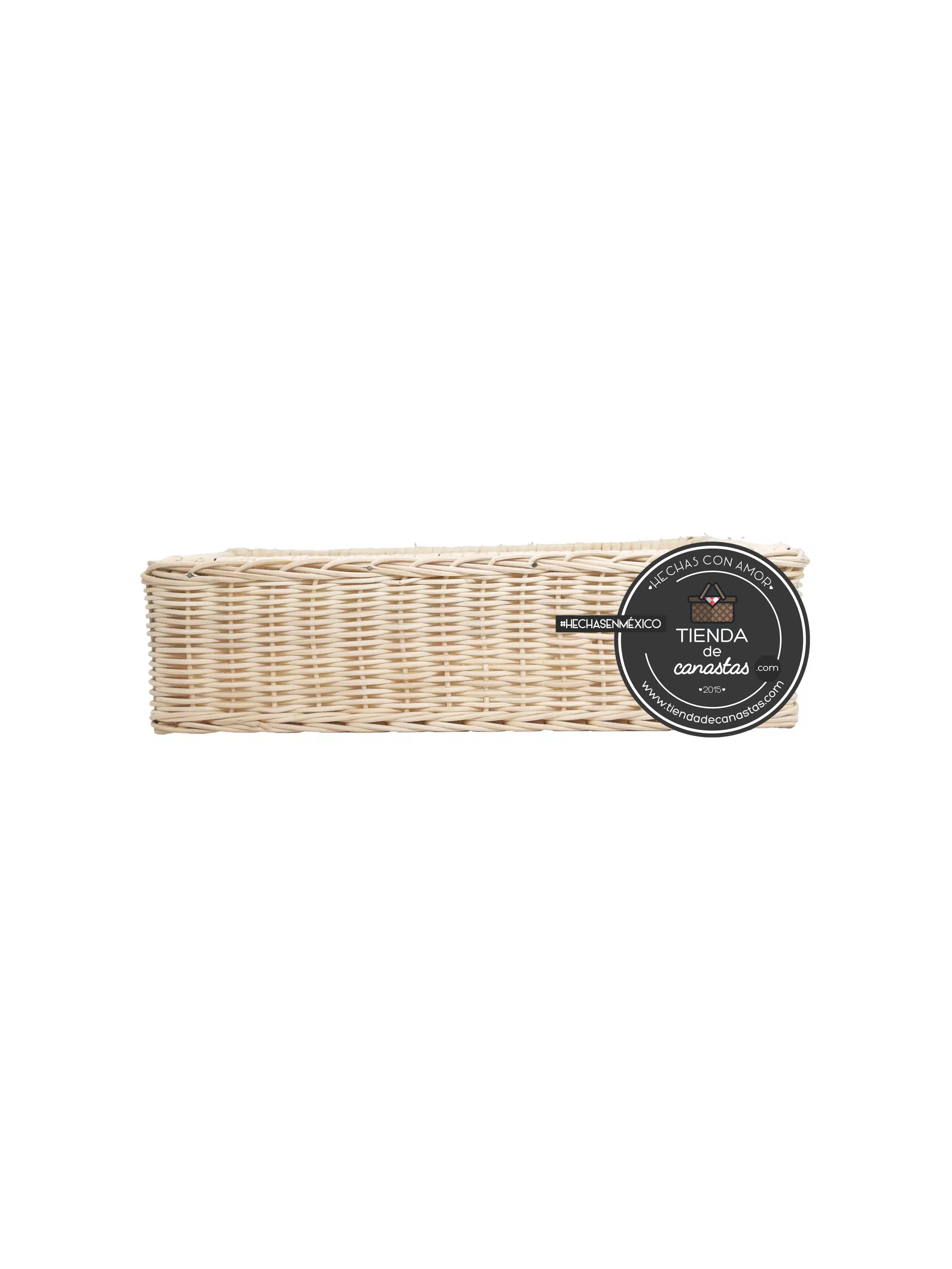 Cajón Deluxe de Mimbre Mediano Lado x Tienda de Canastas