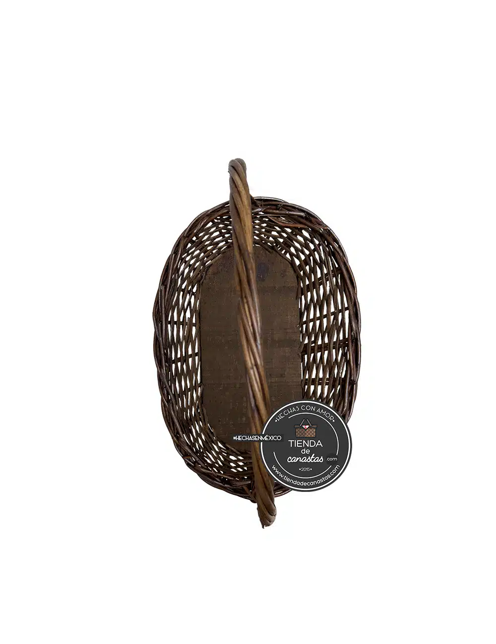 Canasta Arcon Chocolate Chica Arriba x Tienda de Canastas