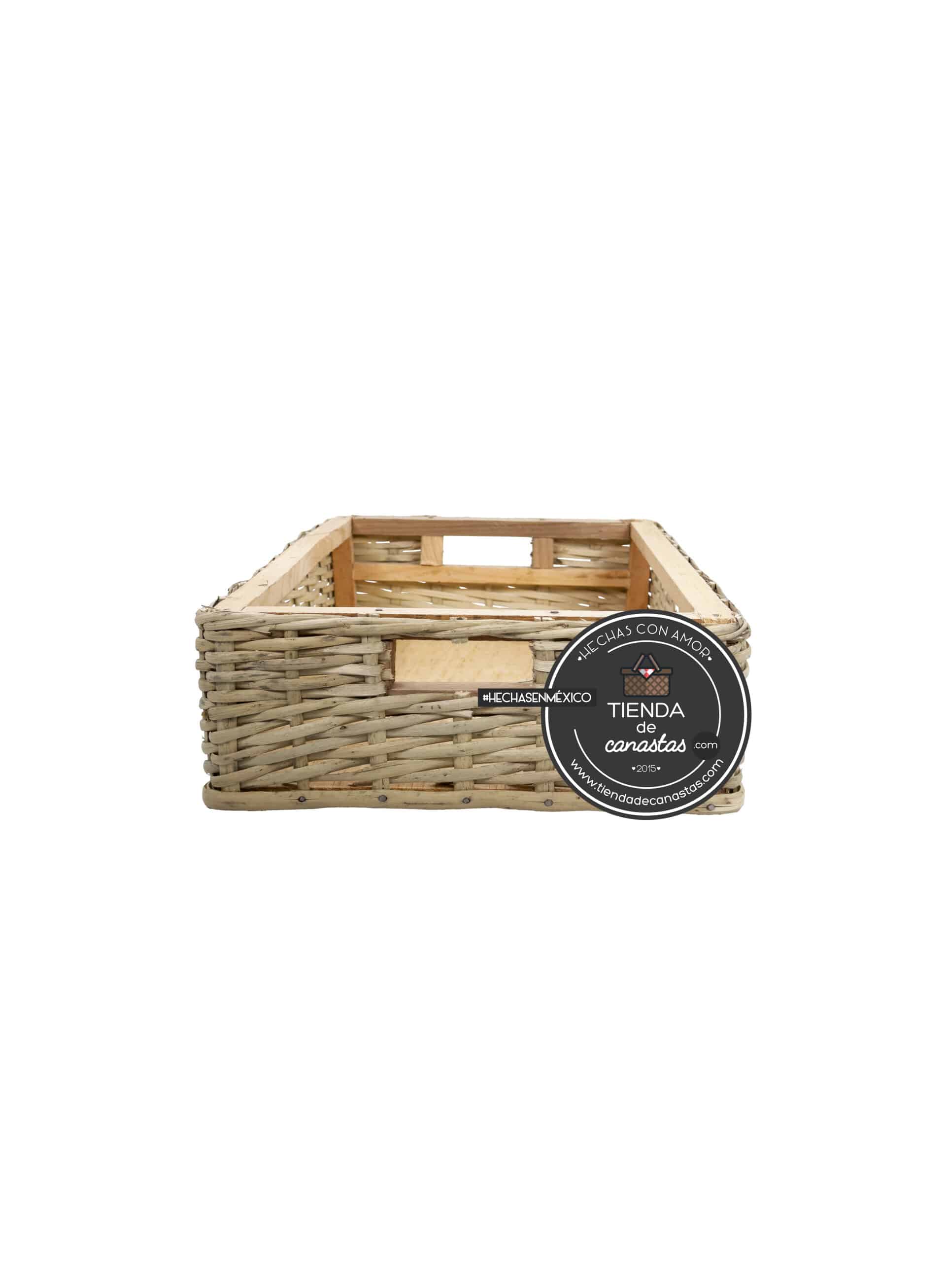 Cajón Deluxe de Jara Grande Frente ISO x Tienda de Canastas