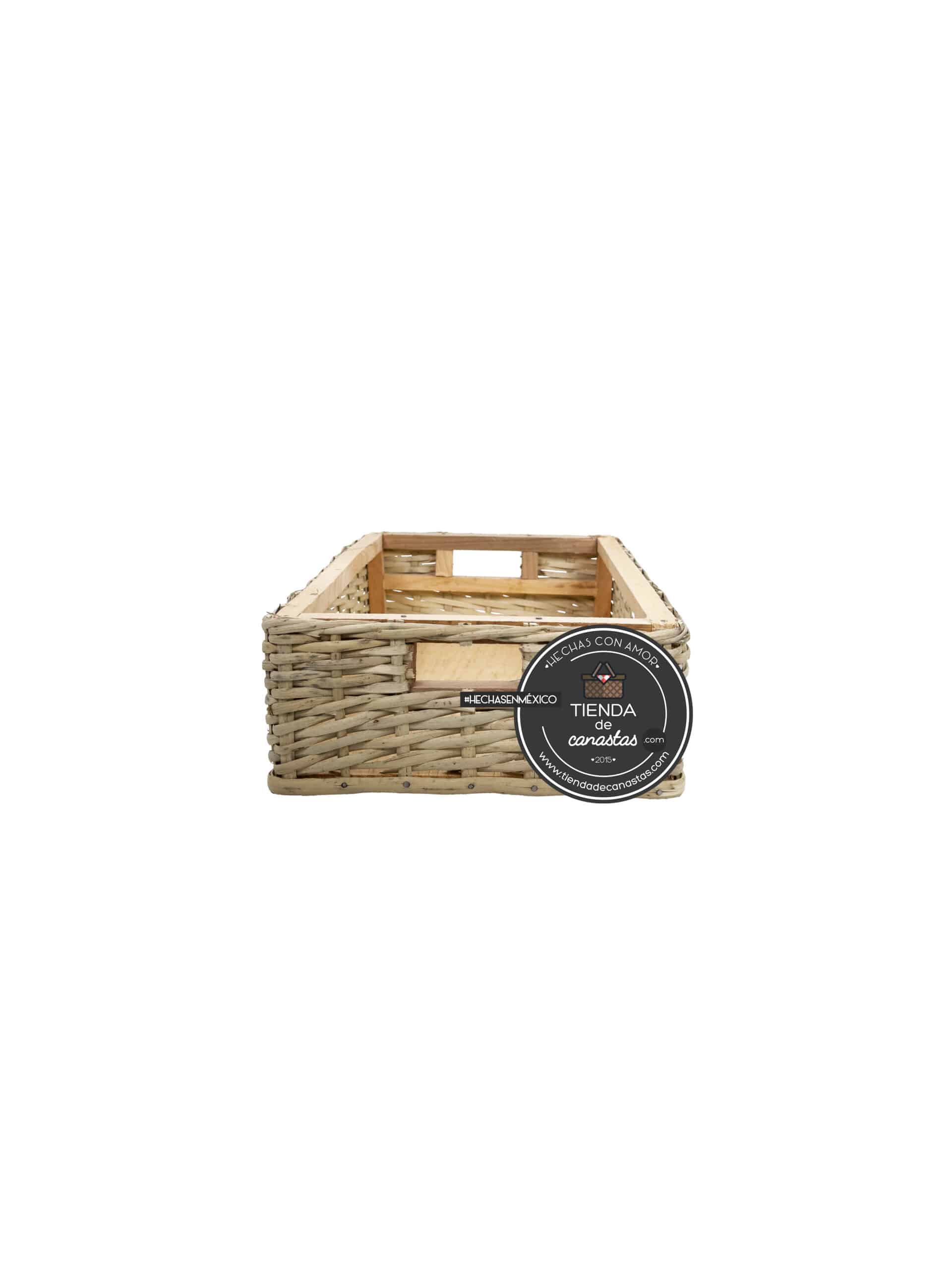 Cajón Deluxe de Jara Mediano Frente ISO x Tienda de Canastas