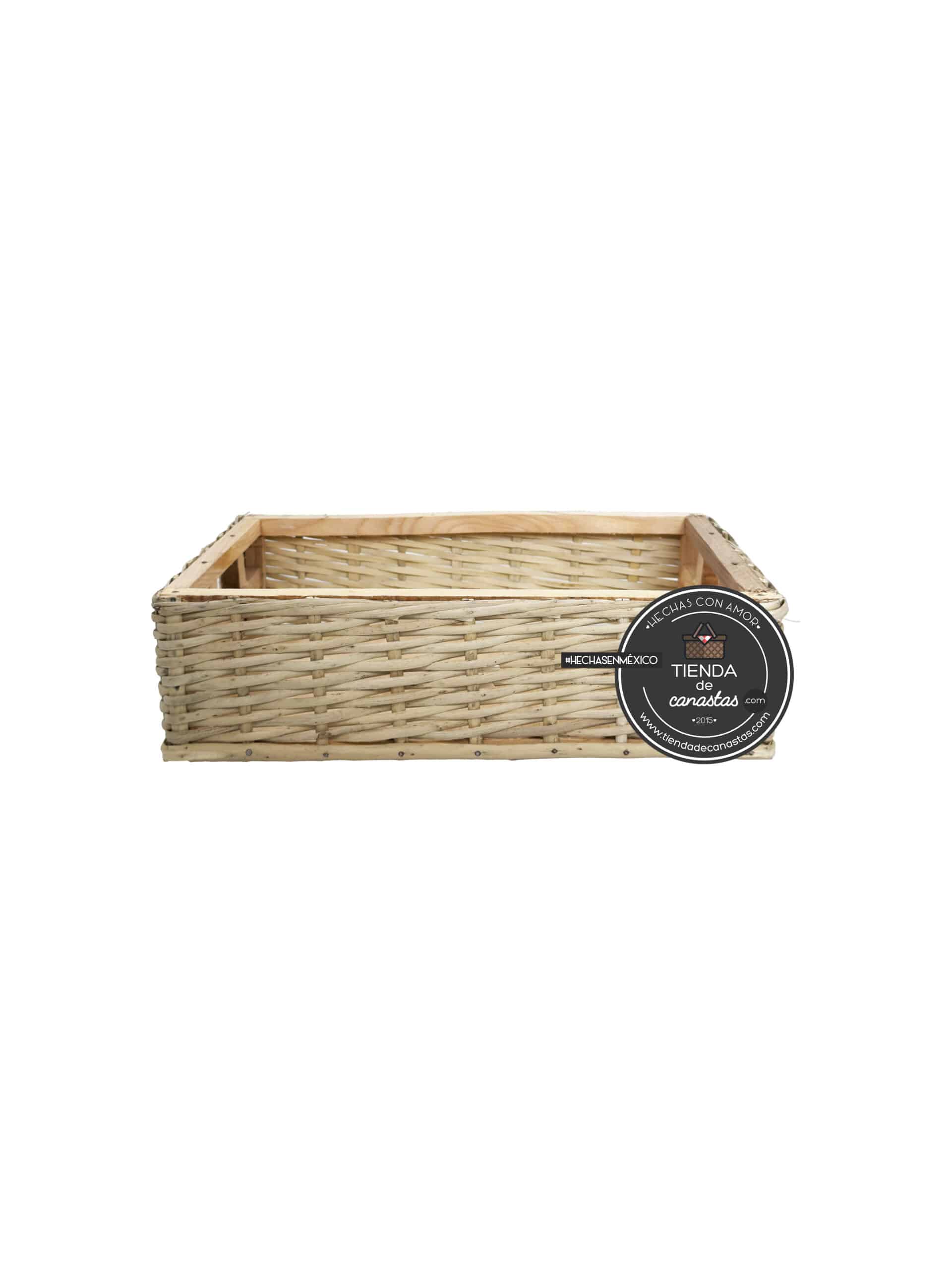 Cajón Deluxe de Jara Mediano Lado ISO x Tienda de Canastas
