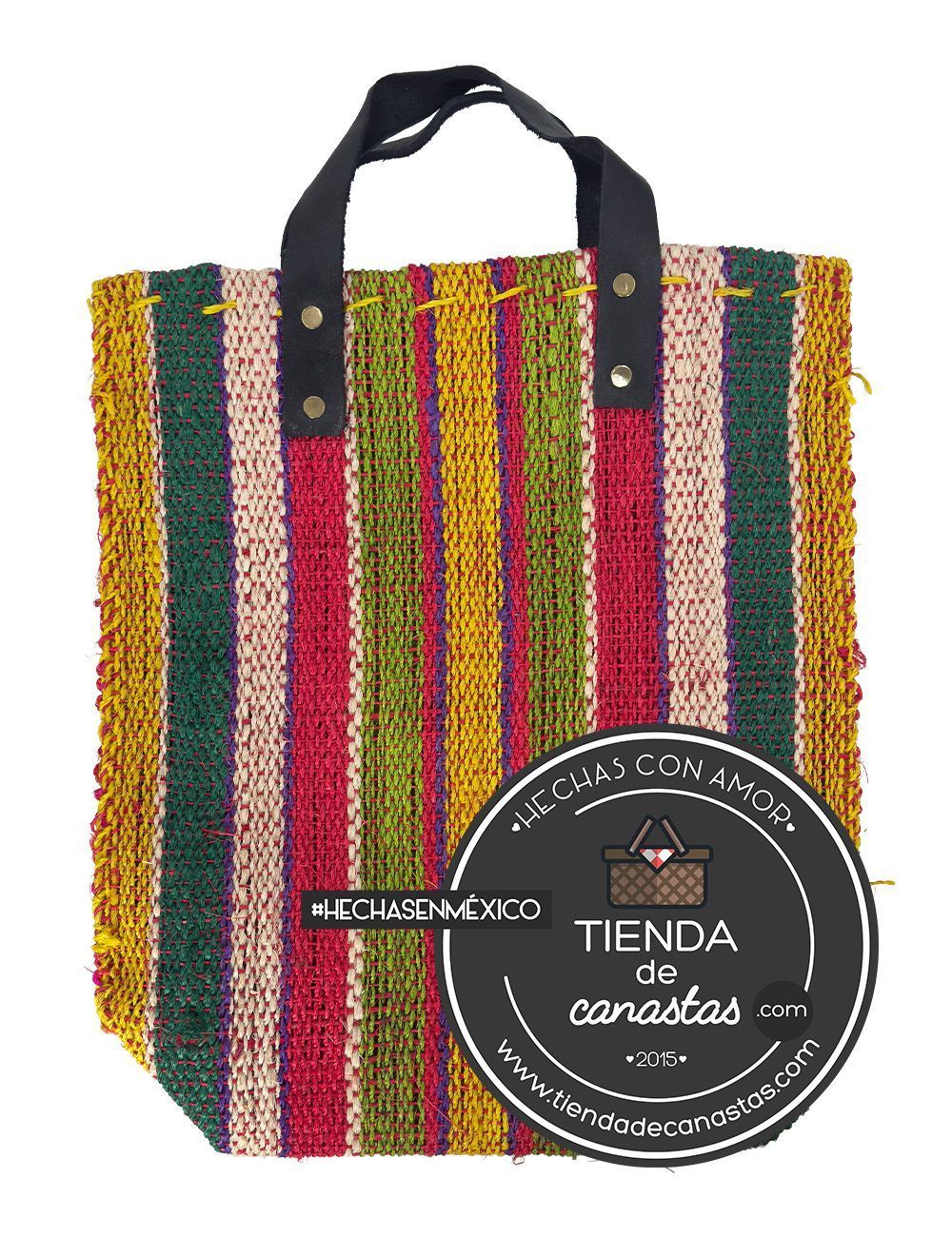 Bolsa Luisa Colores Grande x Tienda de Canastas